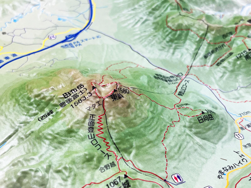 由布岳・鶴見岳 登山マップ特徴2